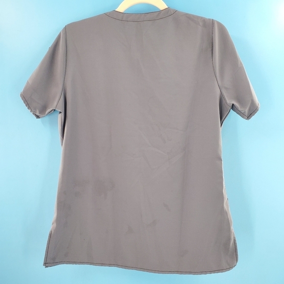 Carhartt Force grey scrub top S  *flawed* - Picture 12 of 12